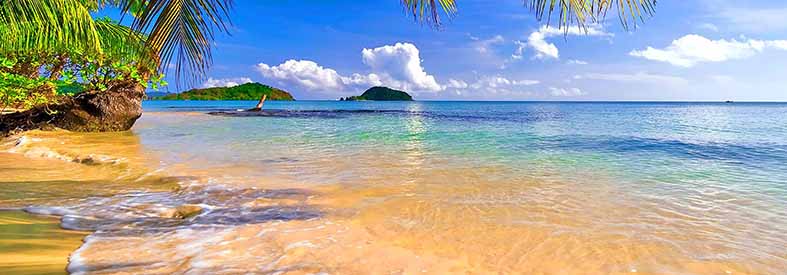 Canvas or Paper Print of ocean and beach No.15