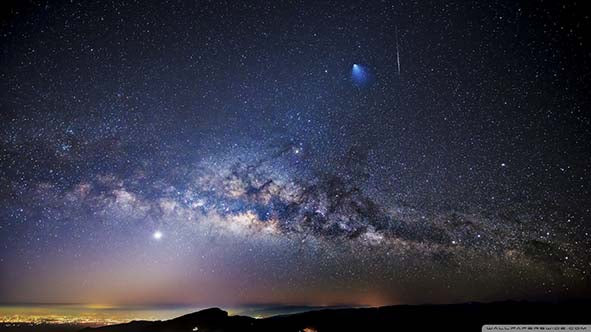 Canvas or Paper Print of Milky Way Galaxy No.1
