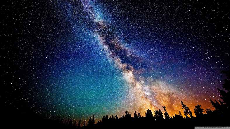 Canvas or Paper Print of Milky Way Galaxy No.2