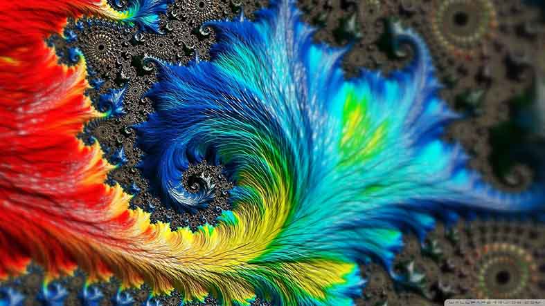 Canvas or Paper Print of Colourful Abstract No.10