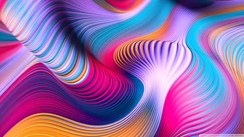 Canvas or Paper Print of Colourful Abstract No.12