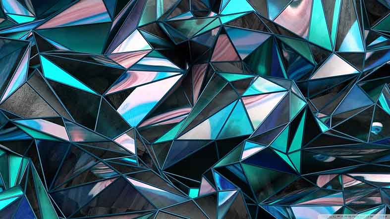 Canvas or Paper Print of Colourful Abstract No.14