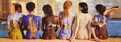 Canvas or Paper Print of Pink Floyd Back Catalog