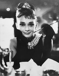 Framed Print of Audrey Hepburn No.2 (Breakfast at Tiffany's)