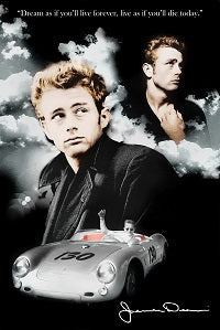 Framed Print of James Dean