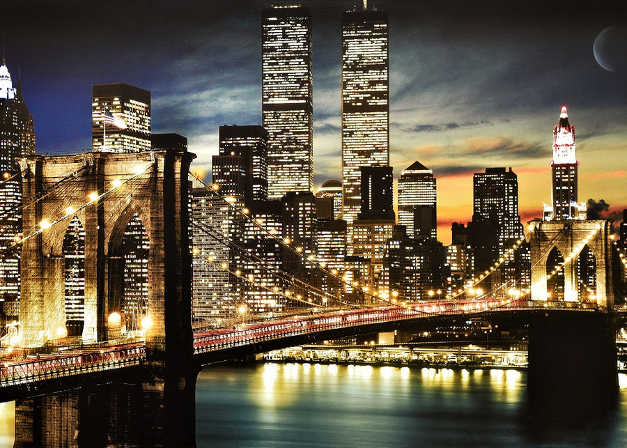 Canvas or Paper Print of New York Twin Tower