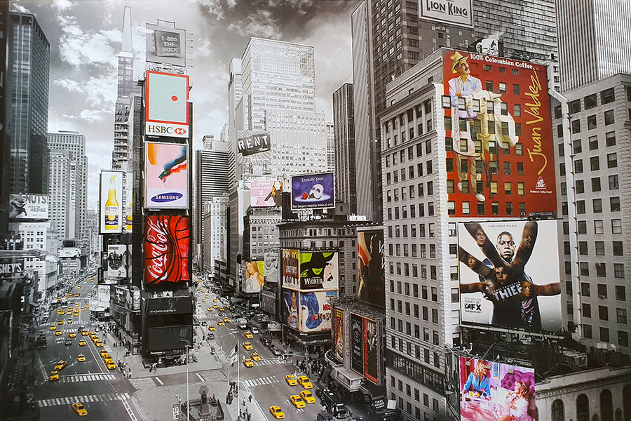 Canvas or Paper Print of New York Hand