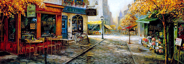 Canvas or Paper Print of Restaurant Walk Cat No.23