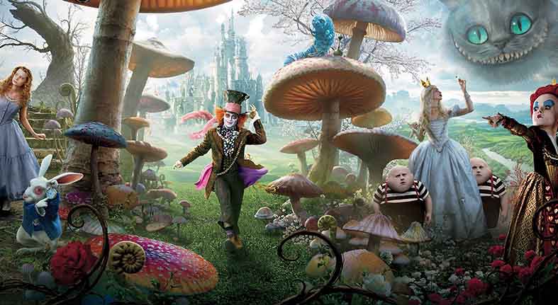 Canvas or Paper Print of Alice in Wonderland