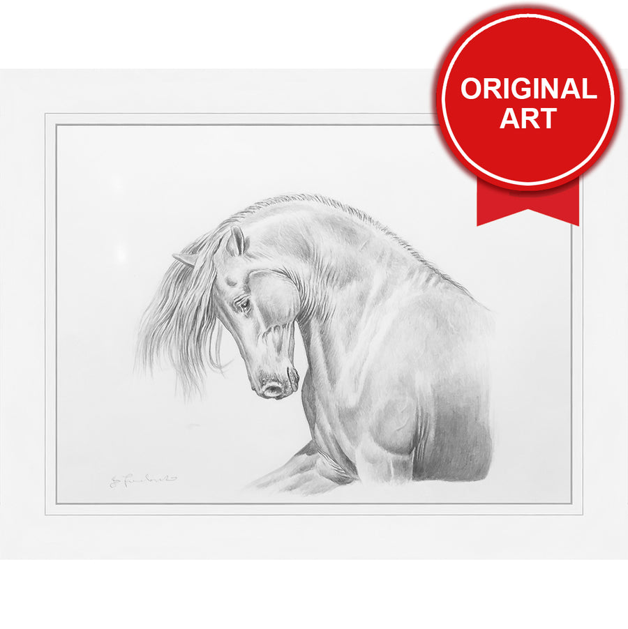 Painting by Jo Fredricks of Horse No.1 (Original)
