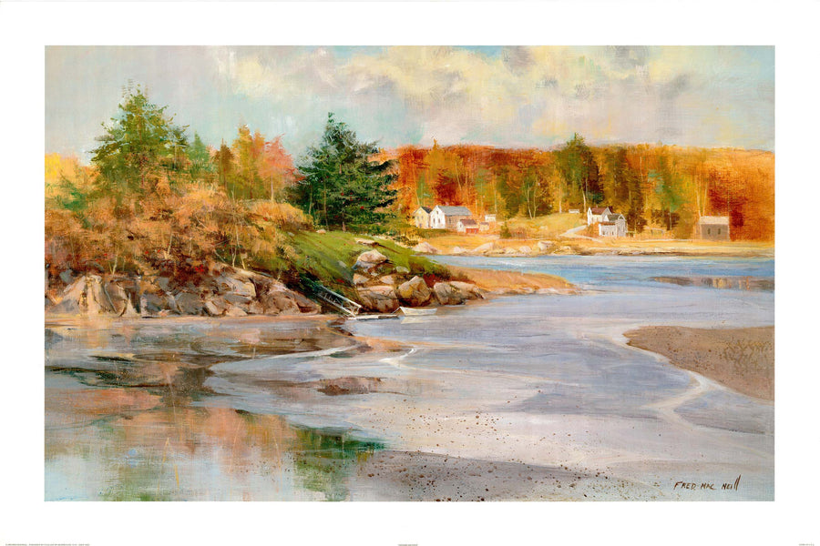 Canvas or Paper Print of Estuary No.1