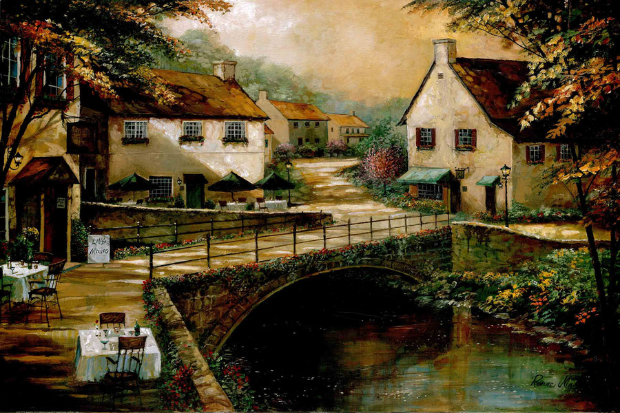 Canvas or Paper Print of European Restaurant No.11