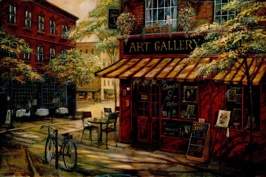Canvas or Paper Print of European Restaurant No.12