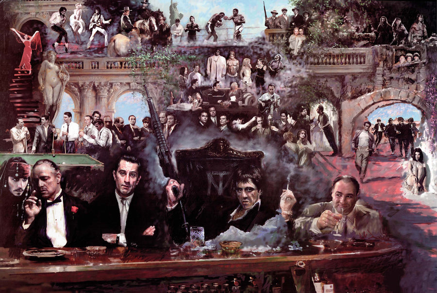 Canvas or Paper Print of Hollywood Royalty