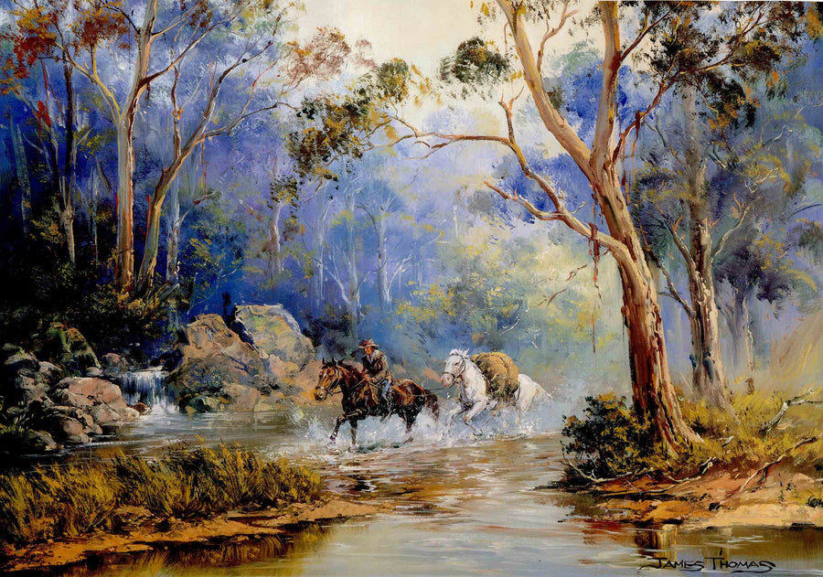 Canvas or Paper Print of James Thomas