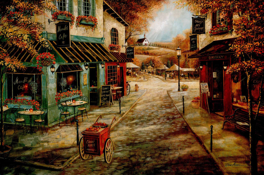 Canvas or Paper Print of European Restaurant No.16