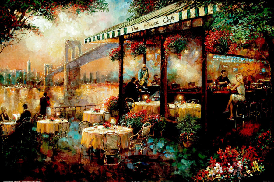Canvas or Paper Print of European Restaurant No.18