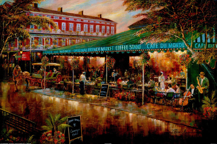 Canvas or Paper Print of European Restaurant No.20