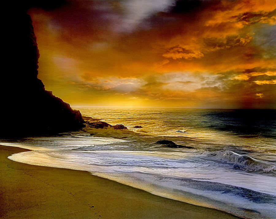 Canvas or Paper Print of Yellow Sunrise No.1