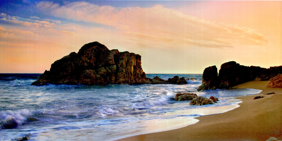 Canvas or Paper Print of Beach Rocks 01
