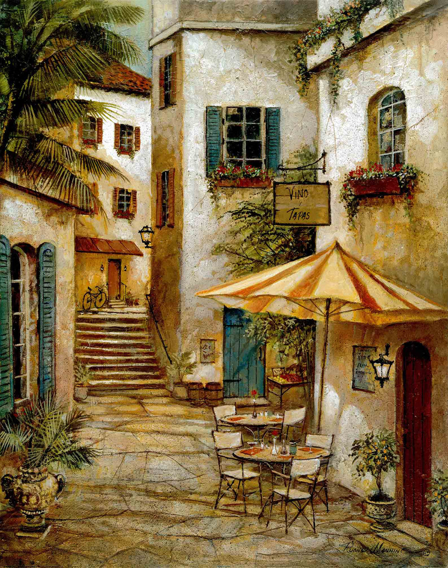 Canvas or Paper Print of European Restaurant No.6