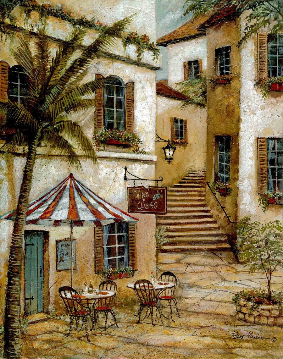 Canvas or Paper Print of European Restaurant No.7