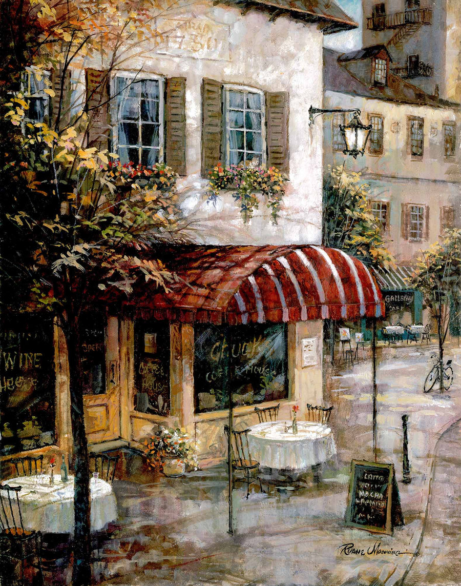 Canvas or Paper Print of European Restaurant No.8