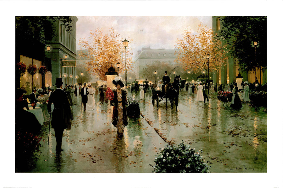 Canvas or Paper Print of French Artist No.3