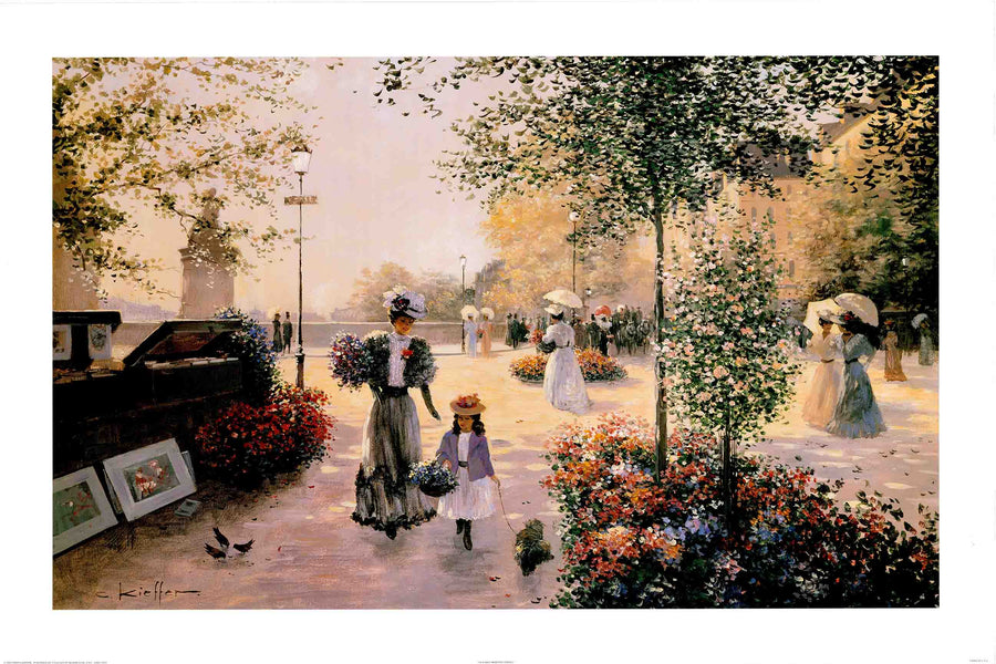 Canvas or Paper Print of French Artist No.4