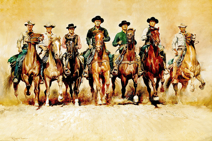 Canvas or Paper Print of Magnificent 7