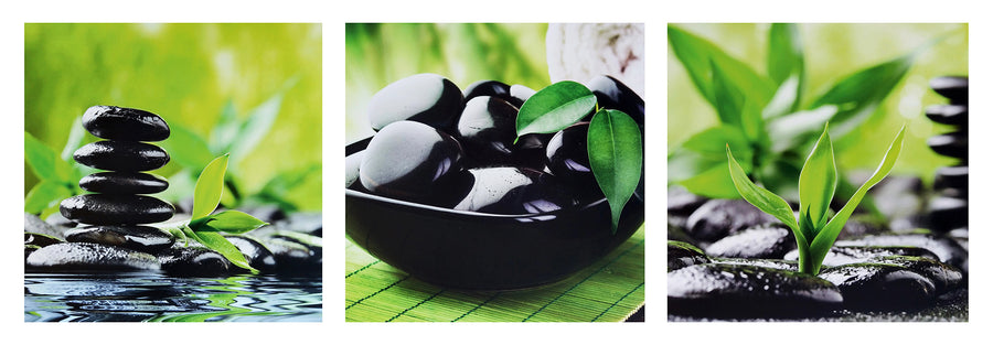 Canvas or Paper Print of Zen Stones Horizontal
