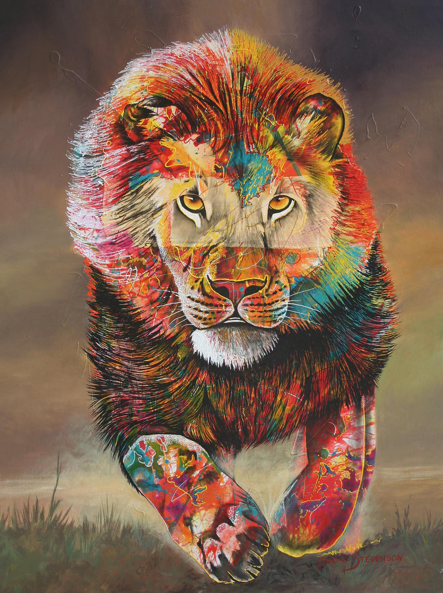 Canvas or Paper Print of Colours of fear