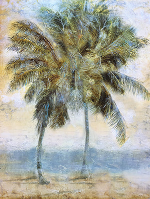 Canvas or Paper Print of Palm Tree Painting No.1