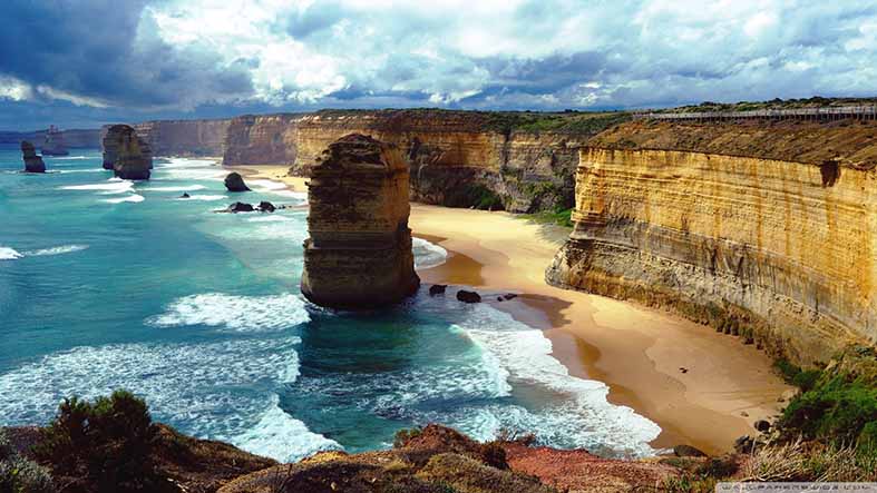 Canvas or Paper Print Of 12 Apostles