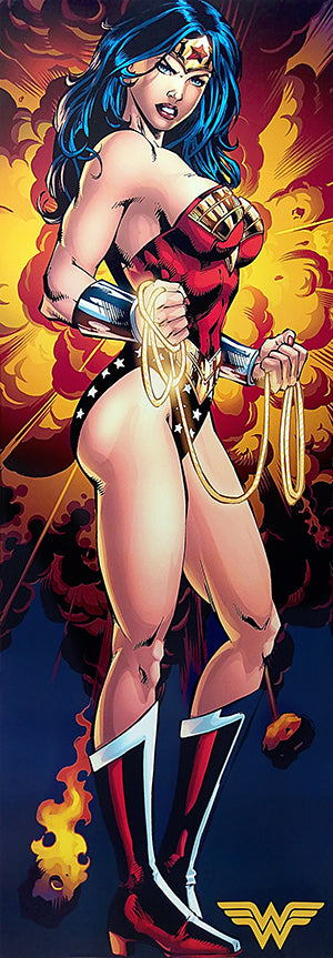 Canvas or Paper Print of Wonder Woman