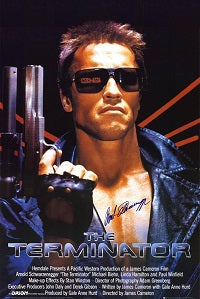 Framed Print of Arnold Schwarzenegger (Terminator)