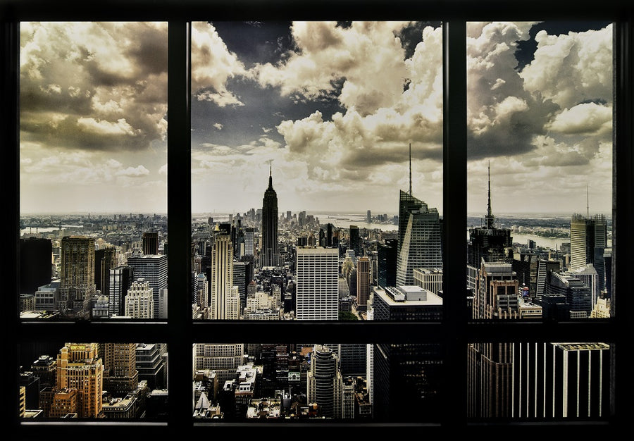 Canvas or Paper Print of New York Window