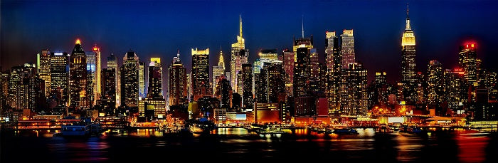 Canvas or Paper Print of New York Night No.1