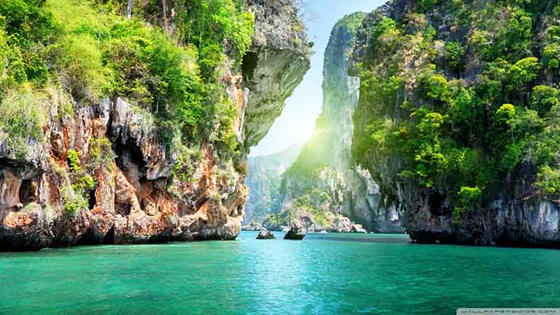 Canvas or Paper Print of Thailand Nature Scenery