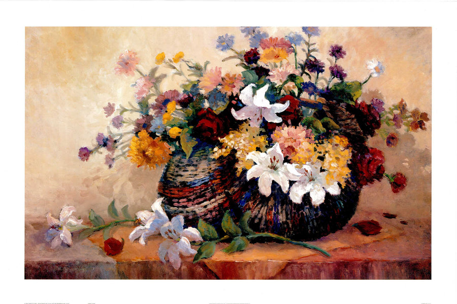 Canvas or Paper Print of Flowers No.6