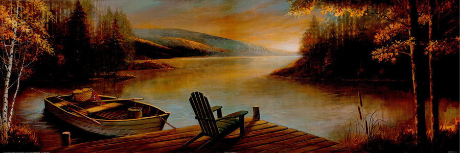 Canvas or Paper Print of By The Lake No.1
