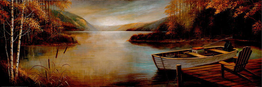 Canvas or Paper Print of By The Lake No.2