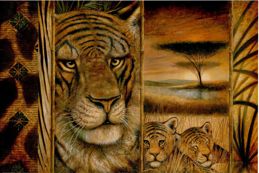 Canvas or Paper Print of Tiger No.1