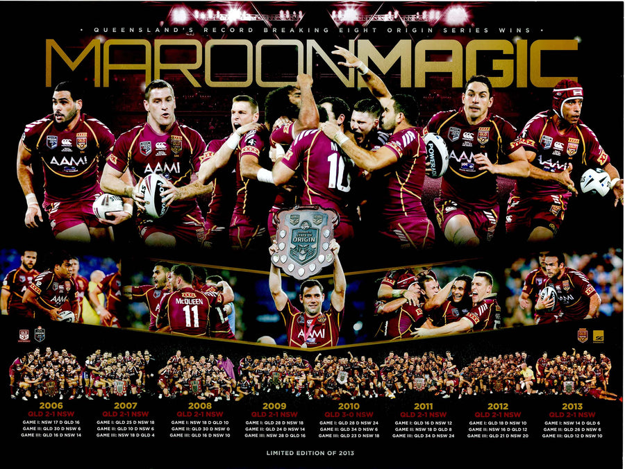 Canvas or Paper Print of Maroon Magic