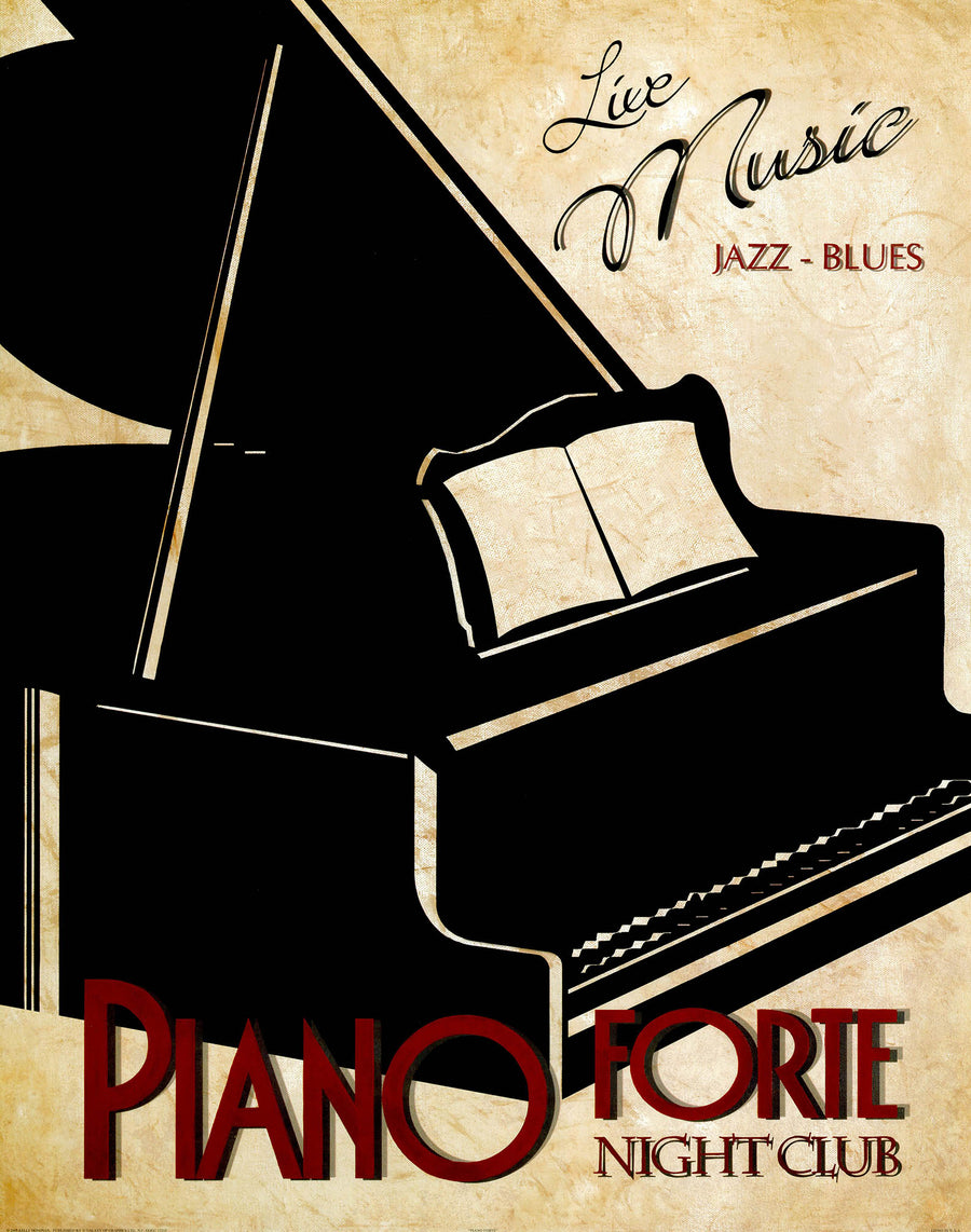 Canvas or Paper Print of Piano No.1