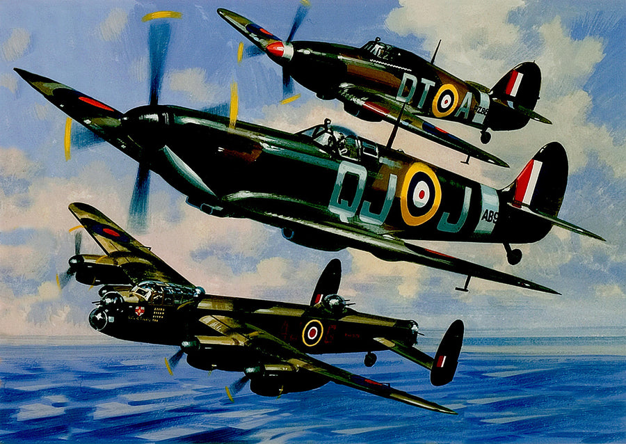 Canvas or Paper Print of Spitfire No.2