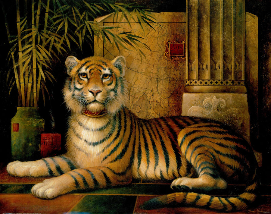 Canvas or Paper Print of Tiger No.6