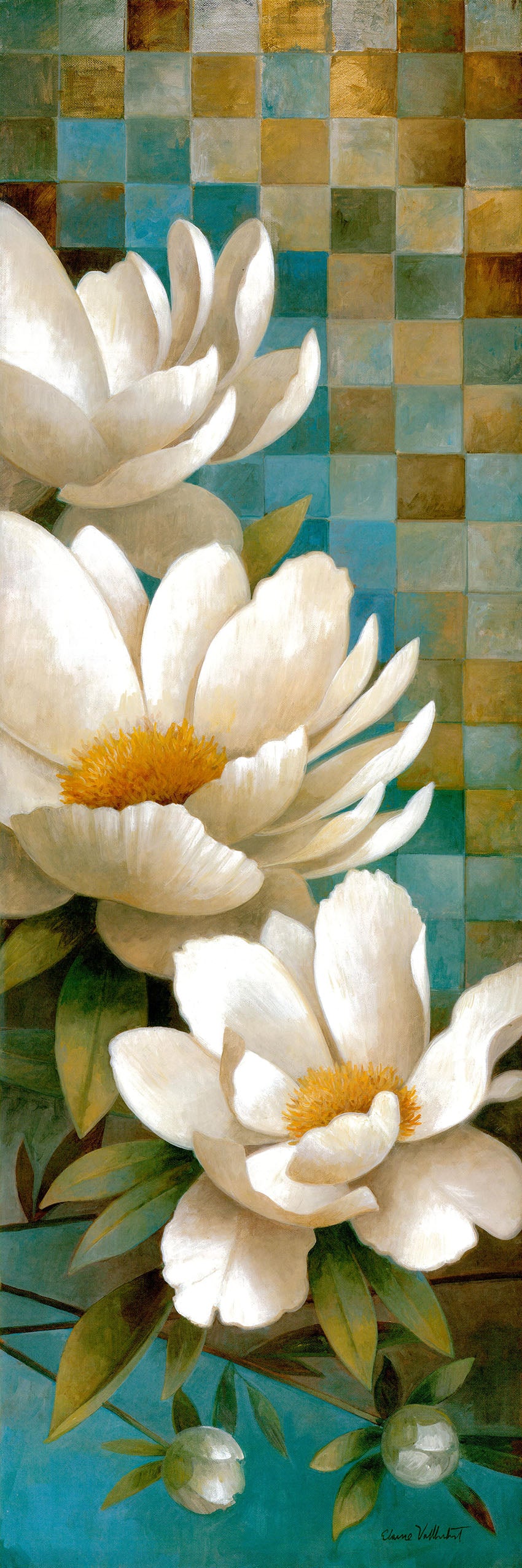 Canvas or Paper Print of White Daisy No.1
