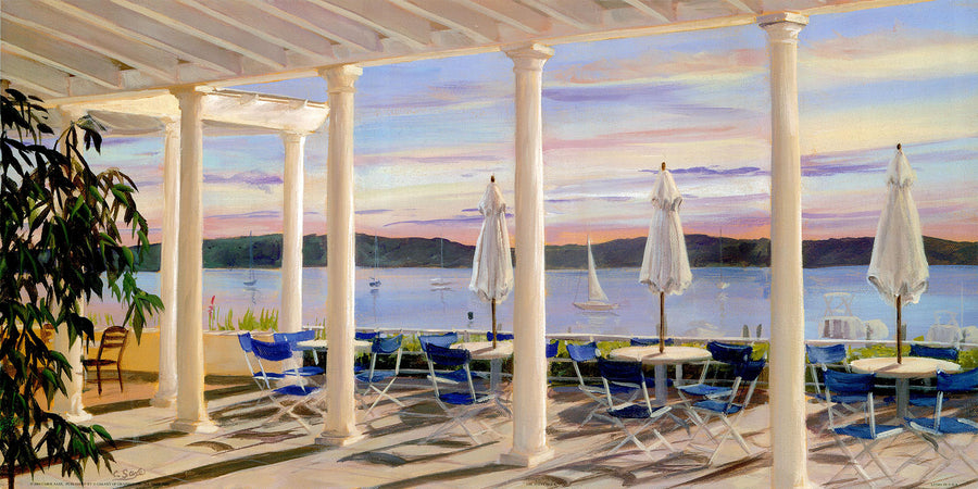Canvas or Paper Print of Alfresco Dining No.1