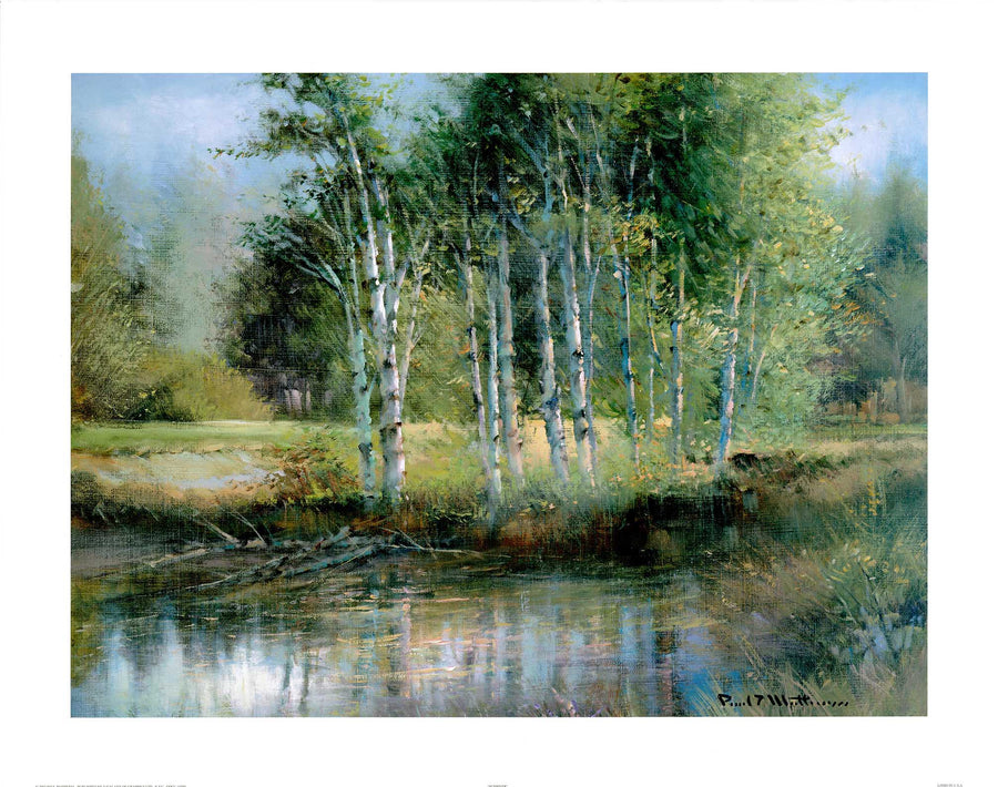 Canvas or Paper Print of Green Lake No.1